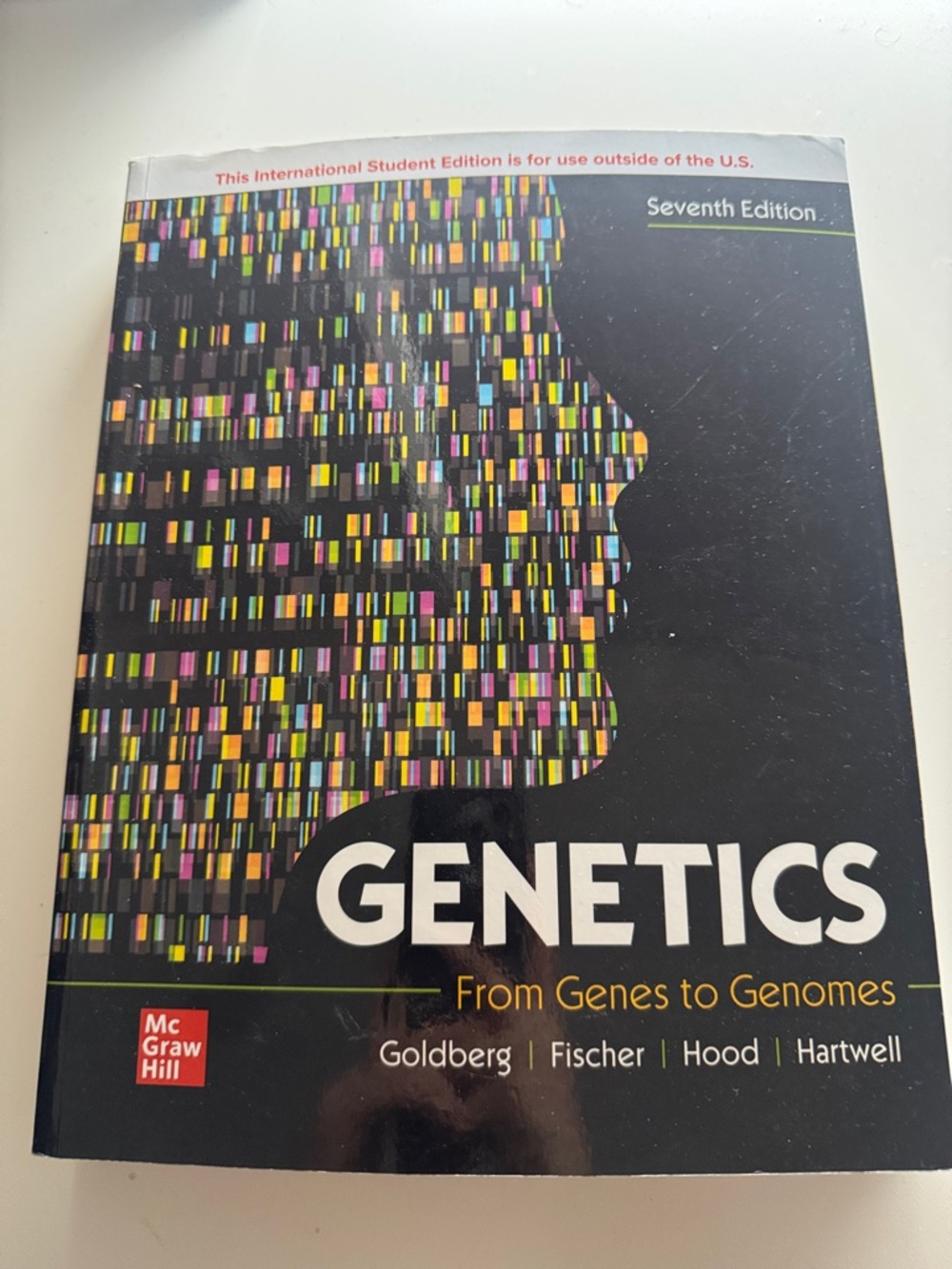 McGraw Hill Genetics Textbook - Black Cover